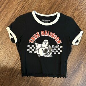 True Religion Black and White Kids Tee